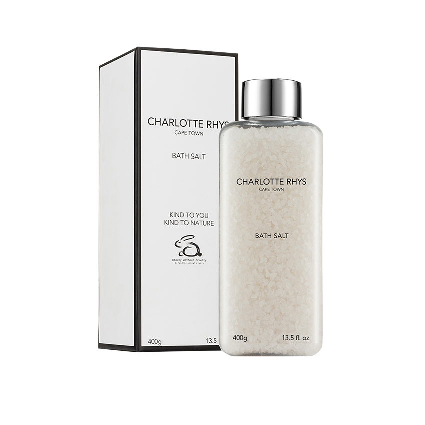 Charlotte Rhys bath salt. Crisp and sparkling, the ultimate bathing experience. Charlotte Rhys SA