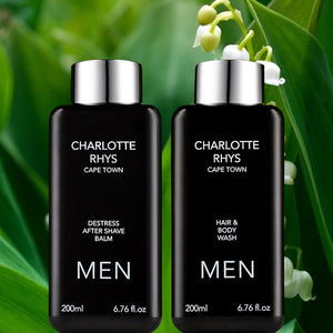 Men Destress After Shave Balm and Hair & Body Wash