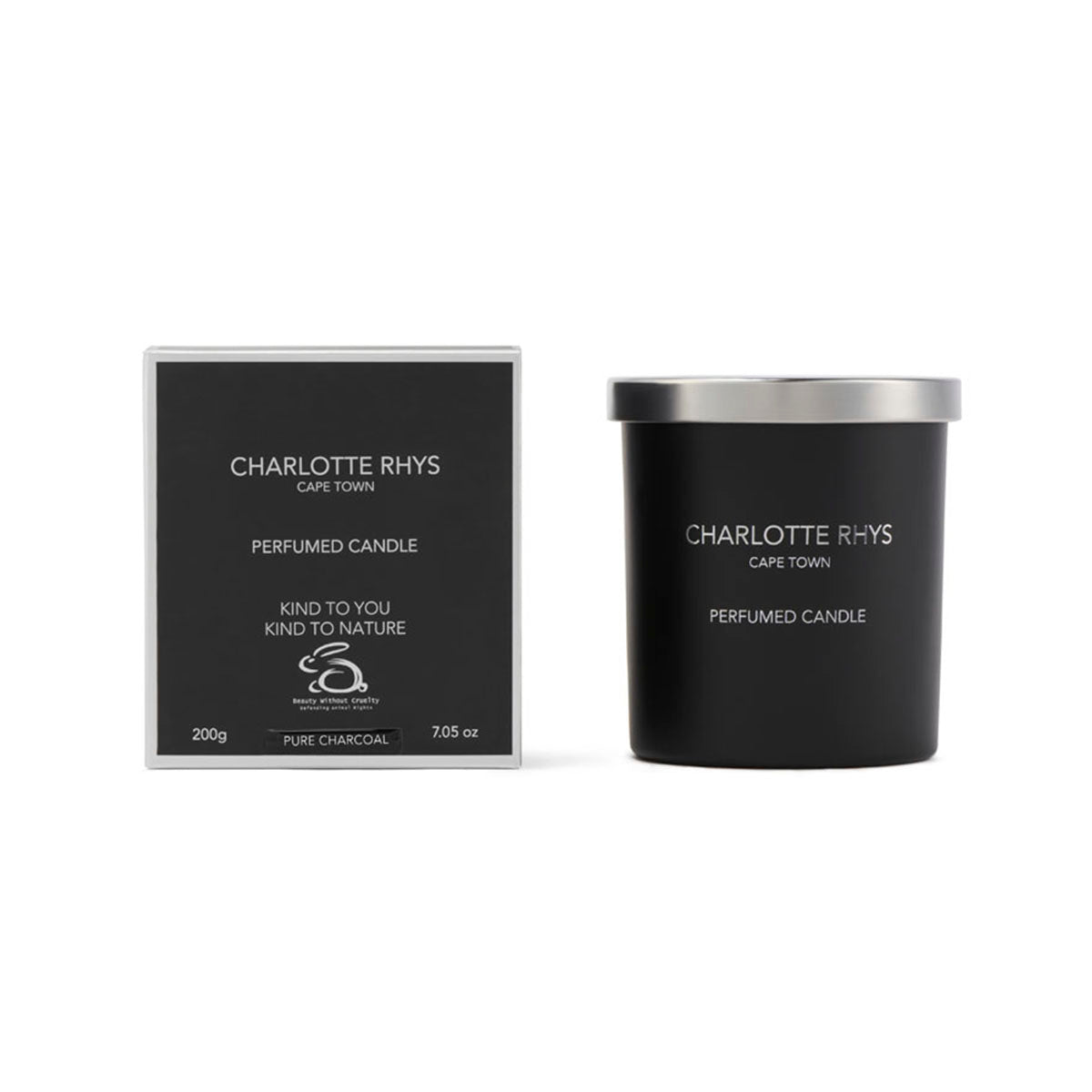 Scented Medium Candle 200g - Pure Charcoal