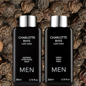 Men Destress After Shave Balm and Hair & Body Wash