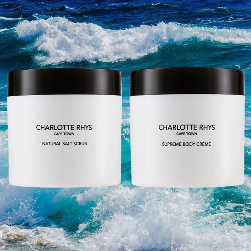 Natural Salt Scrub & Supreme Body Créme Set