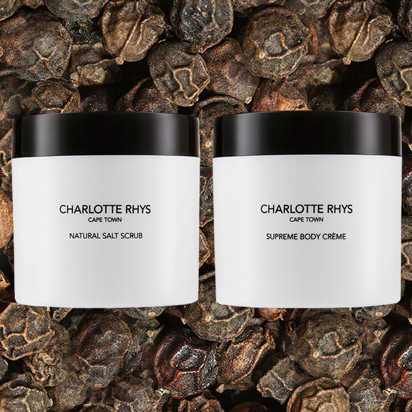 Natural Salt Scrub & Supreme Body Créme Set